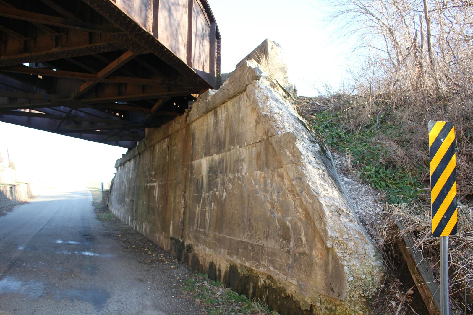 East abutment